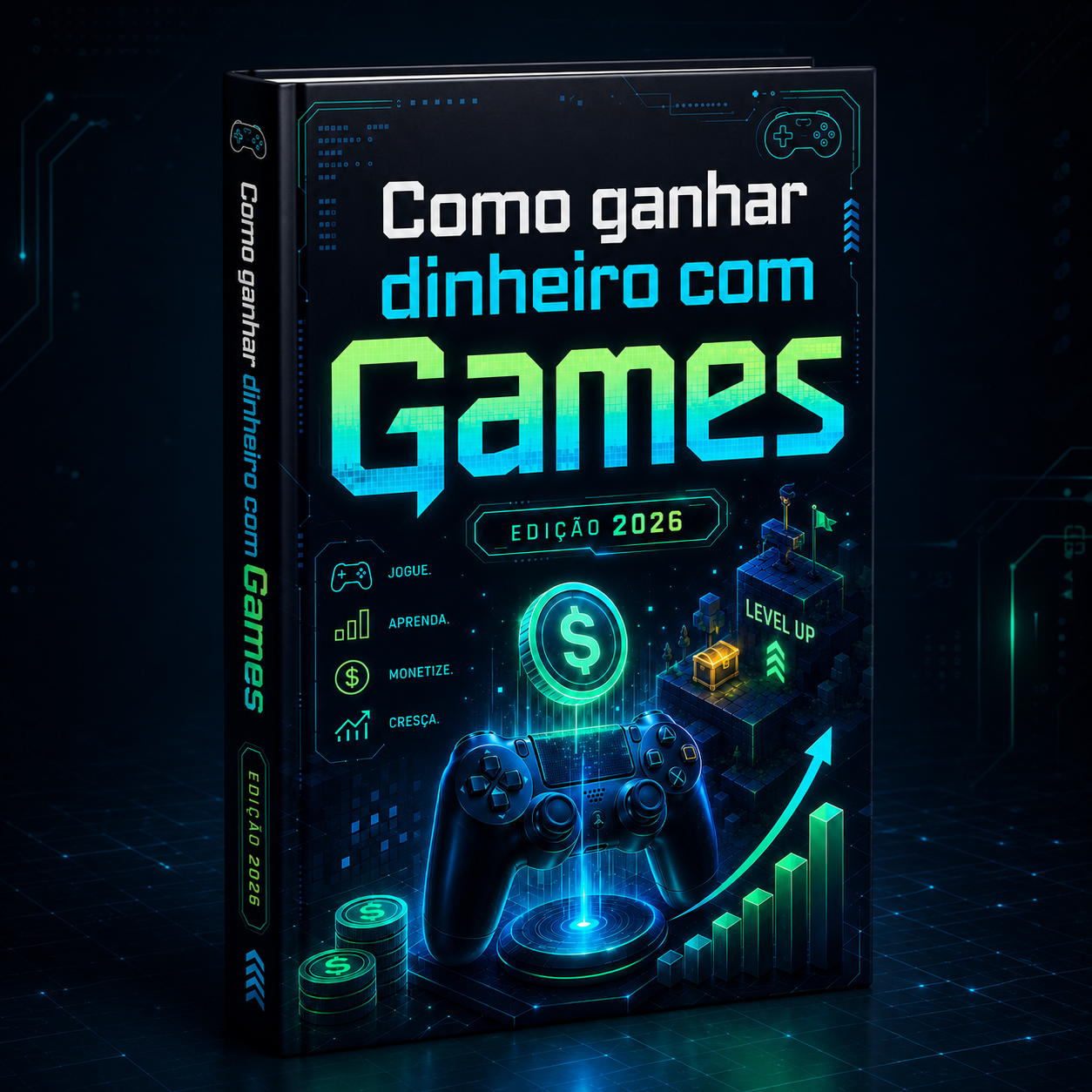 Capa do eBook Como Ganhar Dinheiro com Games — Edição 2026